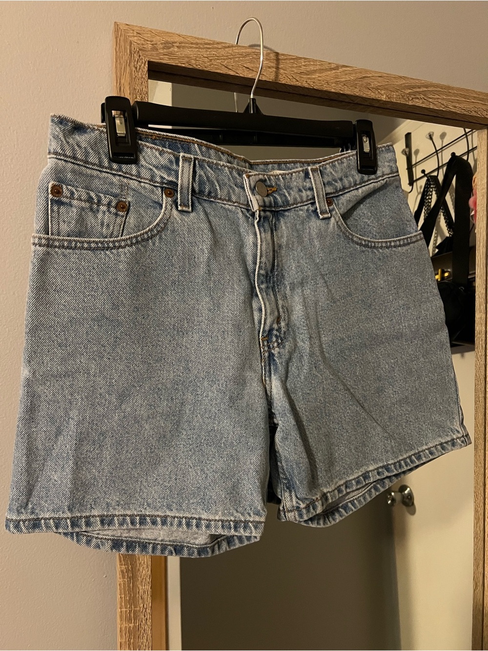 Levi's Light Blue Denim Jean Shorts